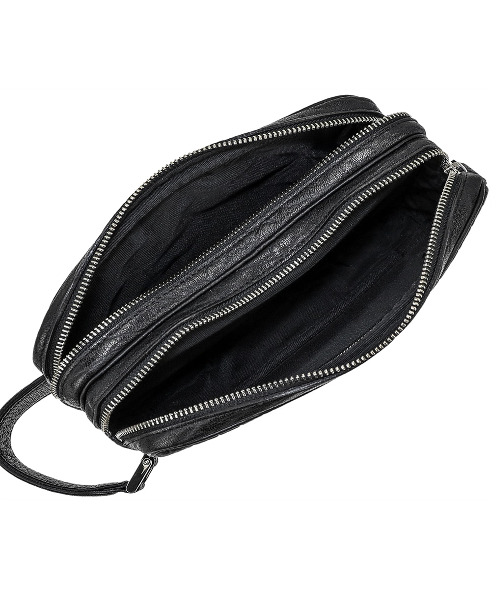 CROIX ROYAL シールレザー（アザラシ）メンズセカンドバッグ 【CRAB261