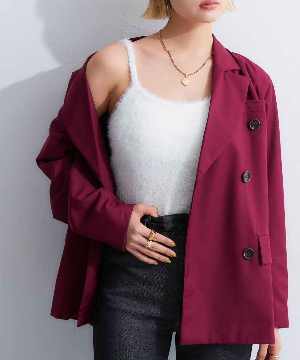 シャギーニットキャミソール 通販【ニッセン】