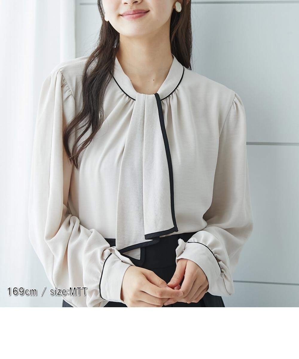 高身長 マルチWAYボウタイブラウス（トールサイズ） 通販【ニッセン】