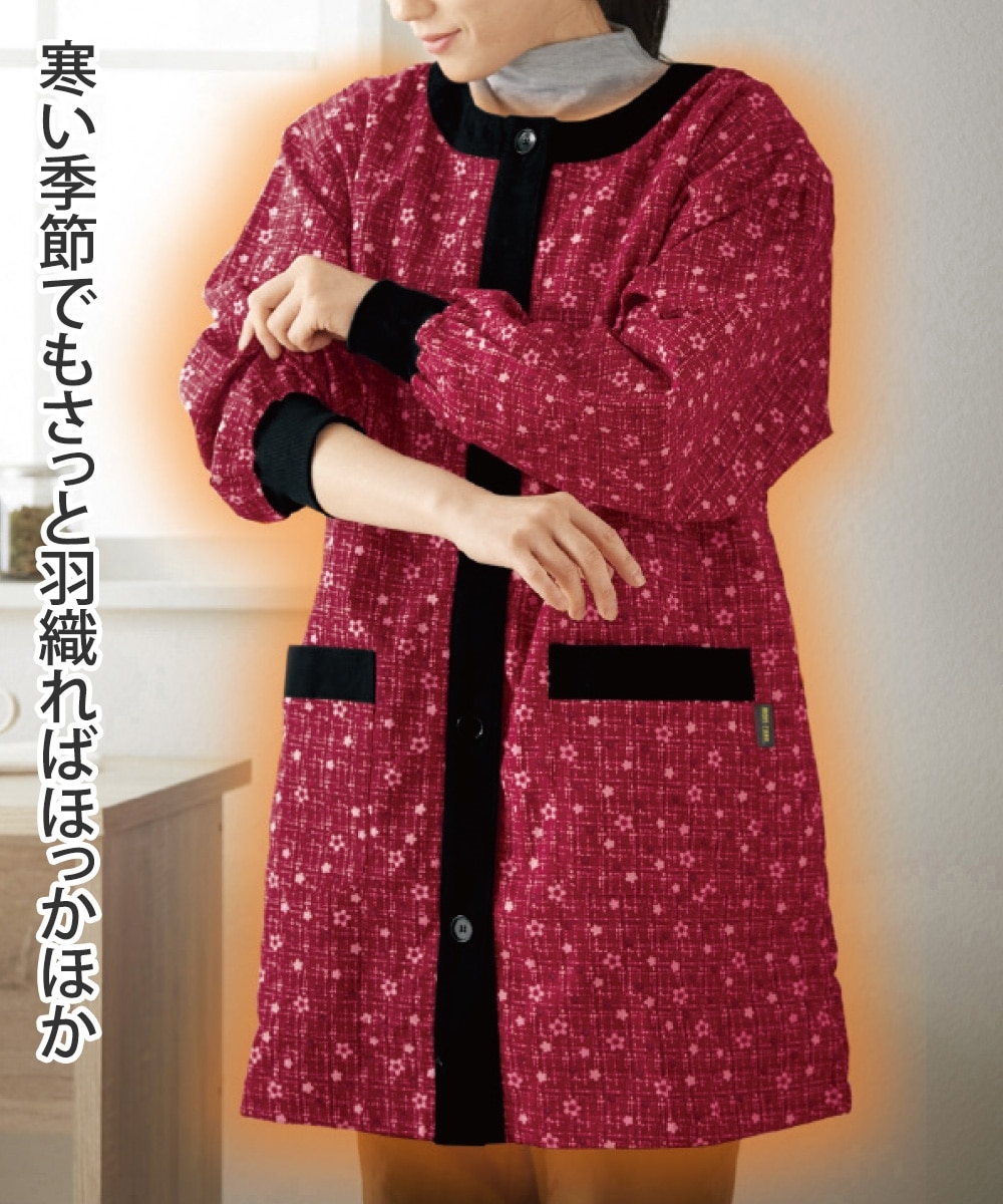 吸湿発熱あったか割烹着 通販【ニッセン】