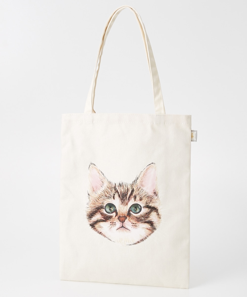 JOUJOULIER（ジュジュリエ）猫ちゃん転写トートバッグ（A4対応） 通販