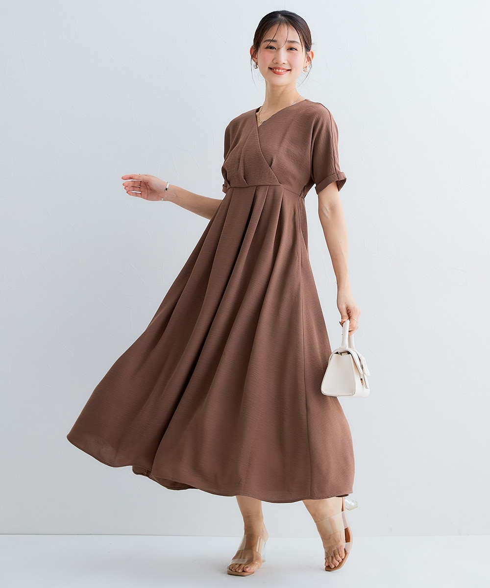 小さいサイズ カシュクールワンピース 低身長さん・小柄女性 通販