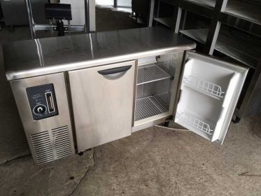 中古】コールドテーブル冷蔵庫／パナソニック SUC-N1241J-幅1200×奥行