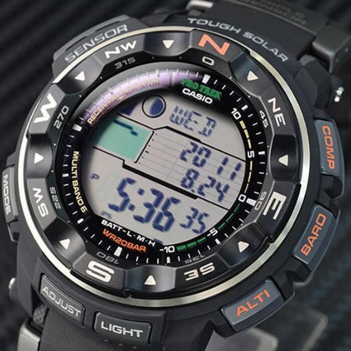 BUY Casio Protrek Triple Sensor Wave Ceptor Solar Watch PRW-2500