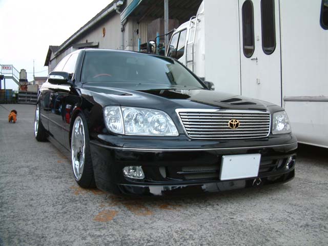 20セルシオ エアロ取付