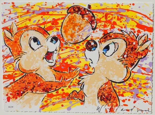チップとデイル」デビッド・ウィラードソン シルクスクリーン