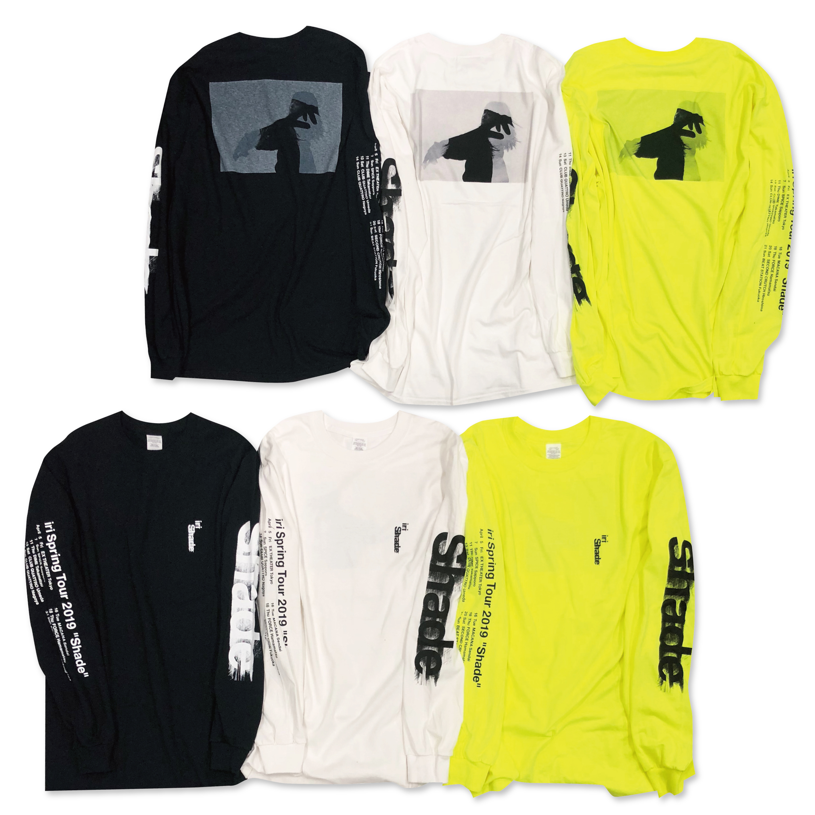 iri Spring Tour 2019 “Shade”のツアーグッズが出来ました！[iri