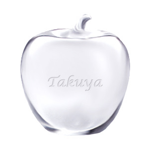 スガハラ ガラスのリンゴ Clear - スマートギフト
