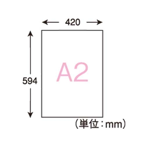 スマートオフィス】コピー用紙A2中性紙 箱 PPC-A2 500枚*2冊 日本紙通商