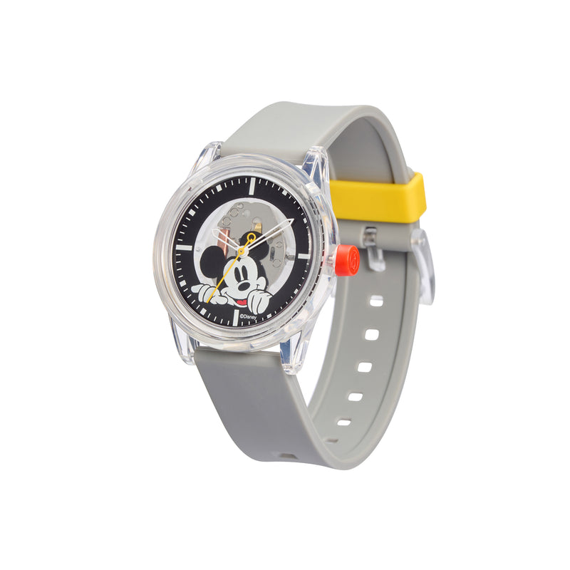 Disney Collection ミッキー グレー：ウィンドウ – Q&Q SmileSolar
