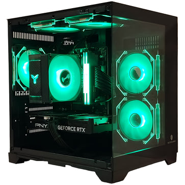 AMD Ryzen7 9700x ／ RTX5060 8GB ガラスコンパクト ゲーミングPC