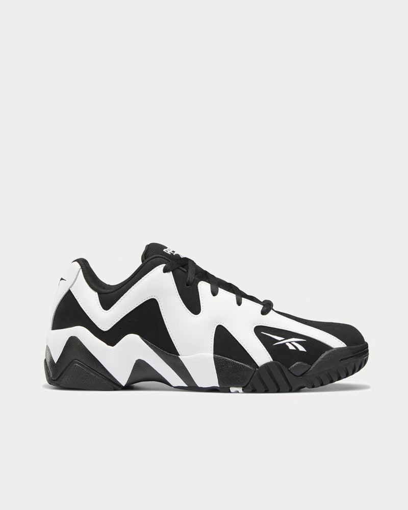 Reebok Men's Kamikaze II White & Black Low Top Sneakers & Trainers