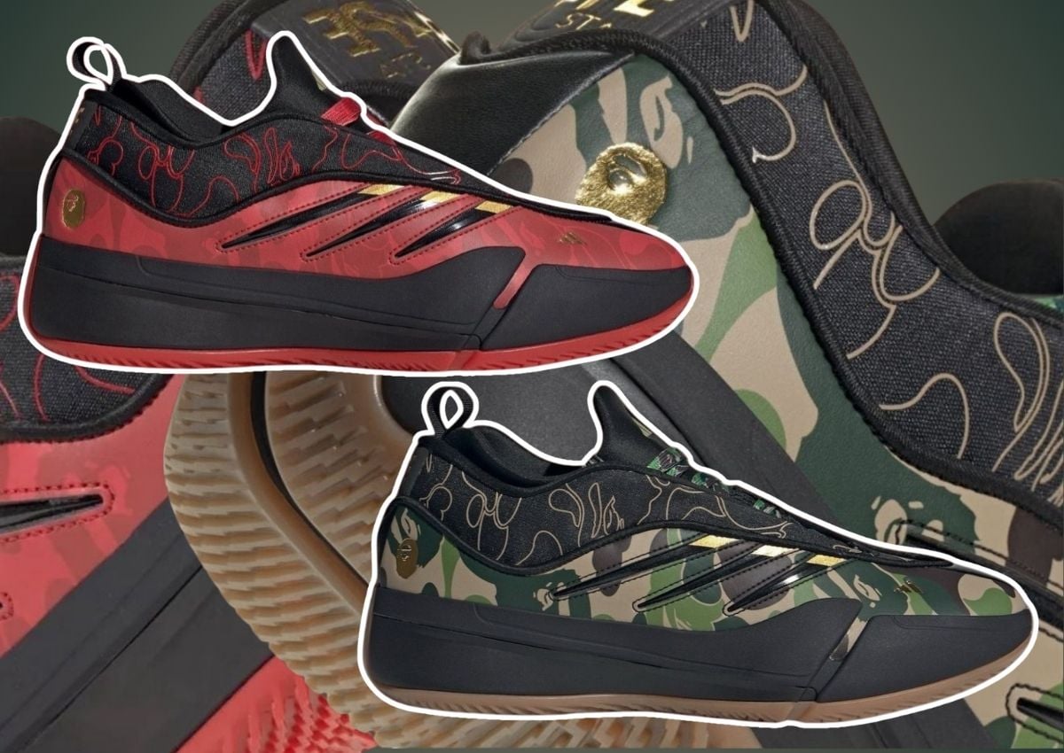 BAPE x adidas Dame 9 JH6358 | SneakerFiles