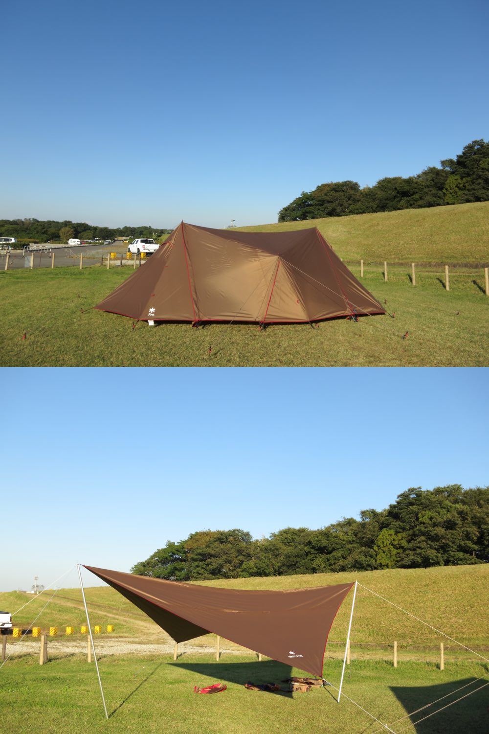 snow peak club:シンプル稜線 〜HDタープ ウィングオールグレー【FES