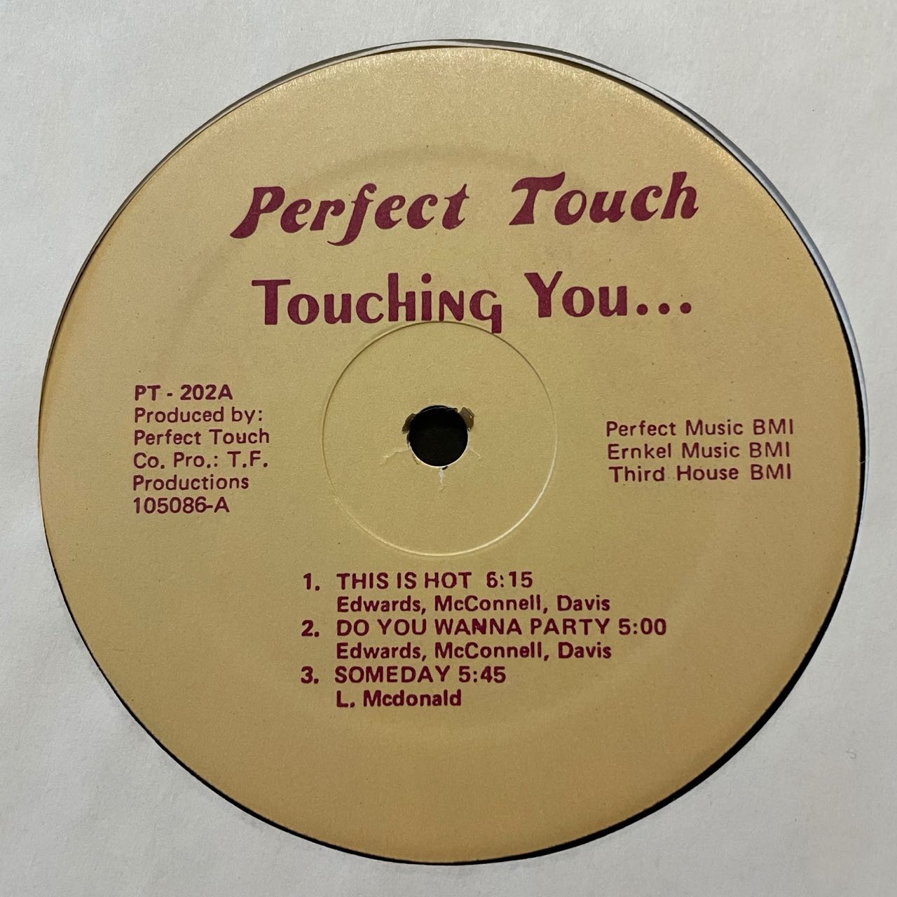 TOUCHING YOU/PERFECT TOUCH/中古レコード通販 SOUL CLAP（ソウル