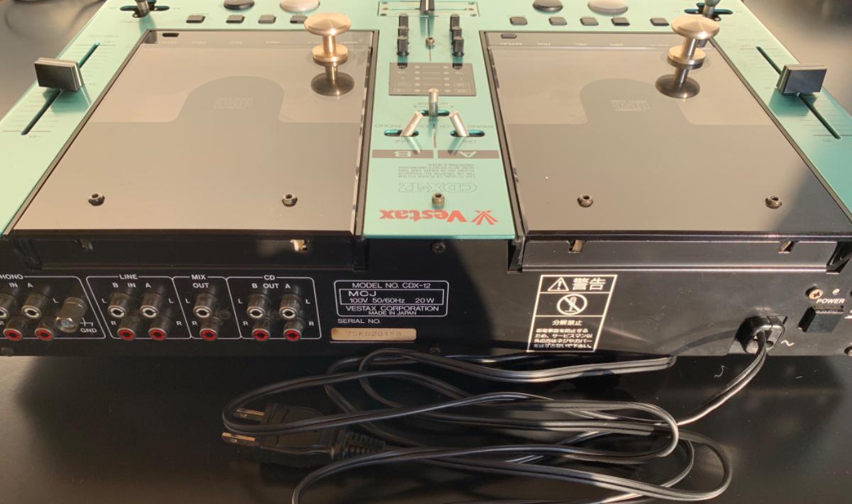 CDX-12 デュアルCDプレーヤー DJミキサー｜SOUNDMART