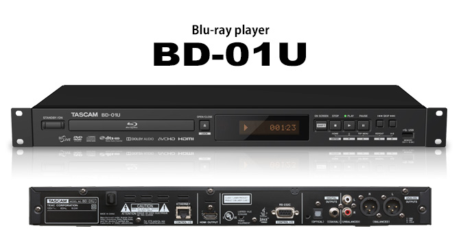 Tascam BD-01U Blu-Ray Player - Sound Solutions Canada