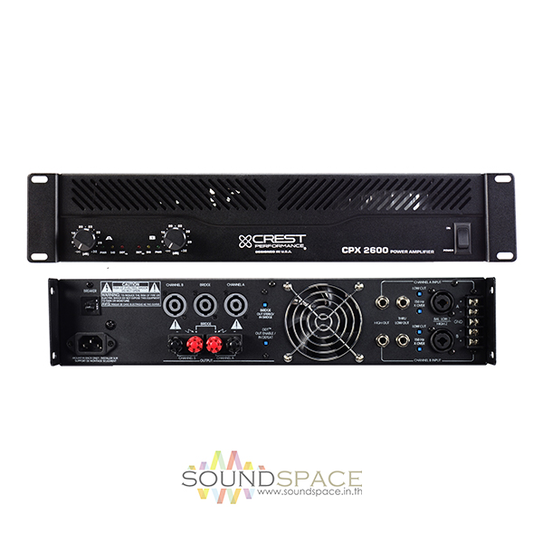 เพาเวอร์แอมป์ CREST AUDIO CPX2600 DS-DV Power Amplifier