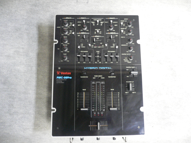 Vestax PMC-08 Pro 美品 ベスタクス　DJミキサー　希少　レア 中古品】Vestax/DJミキサー/PMC-08Pro WH -DJ機材アナログレコード専門