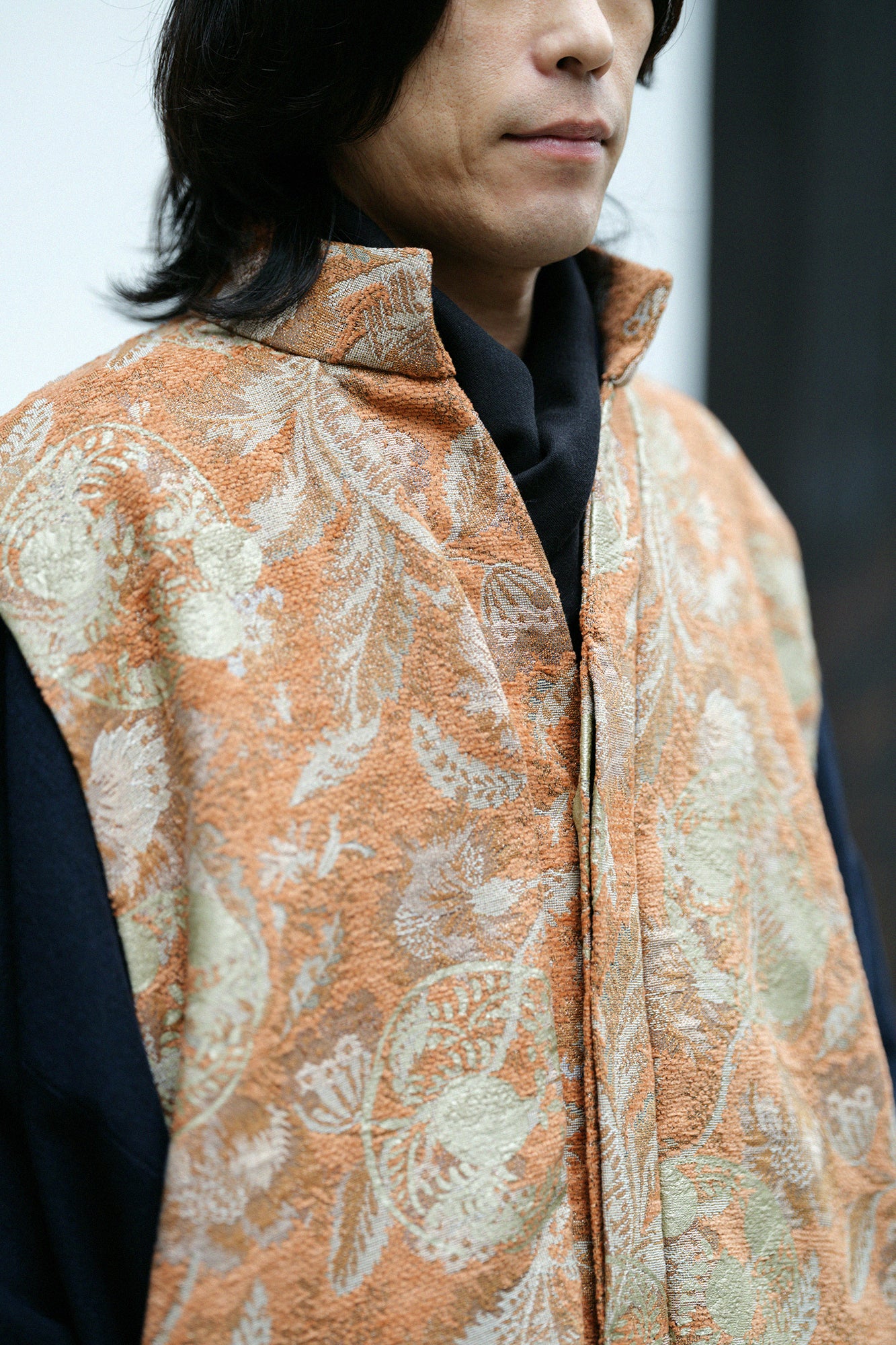 ゴブラン 長陣羽織（ながじんばおり） 袷（あわせ）／草紋（そうもん）