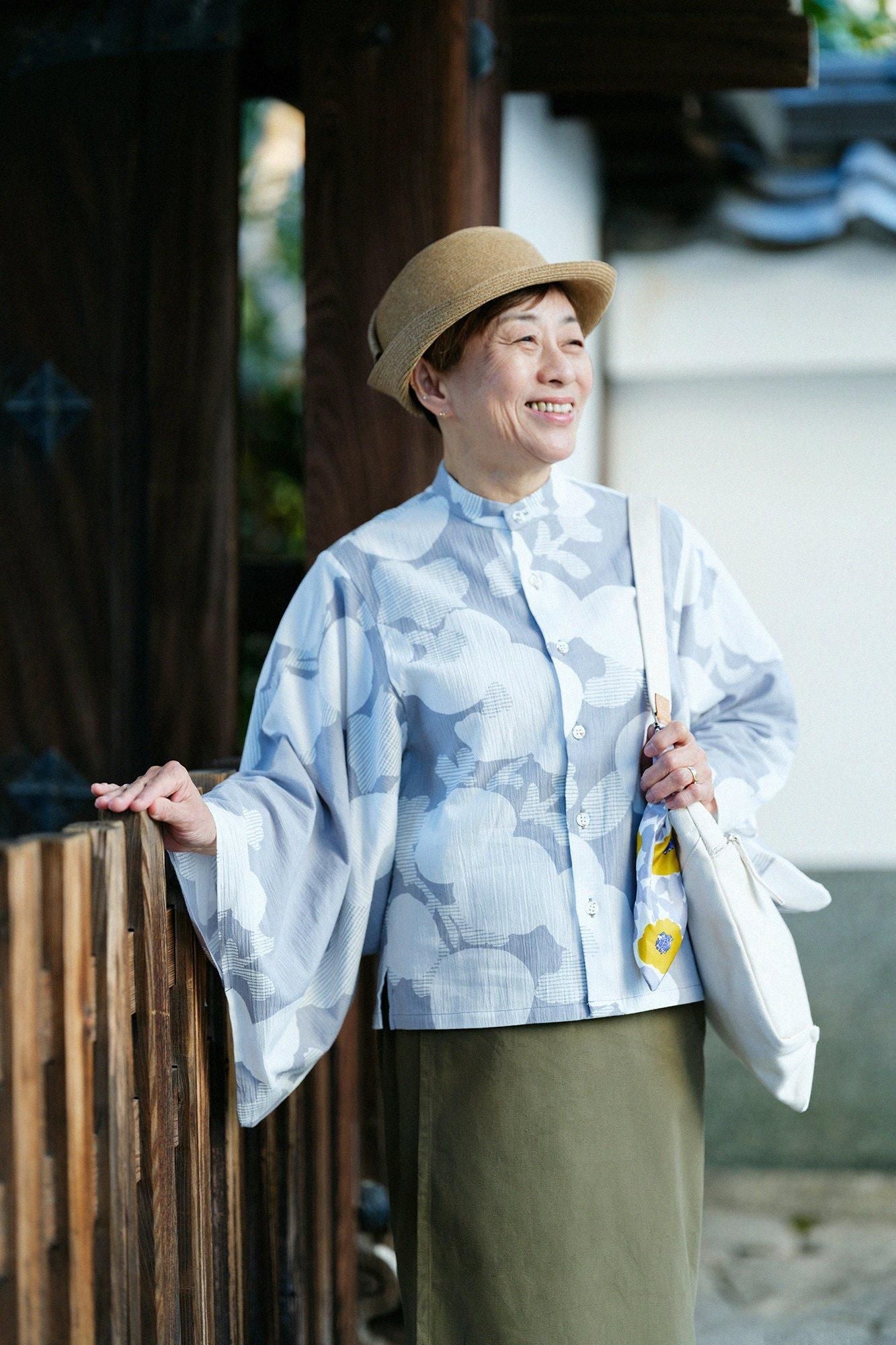 3月3日頃発送予定】高島縮 20/20 草衣（そうい） 上（うえ）／菊