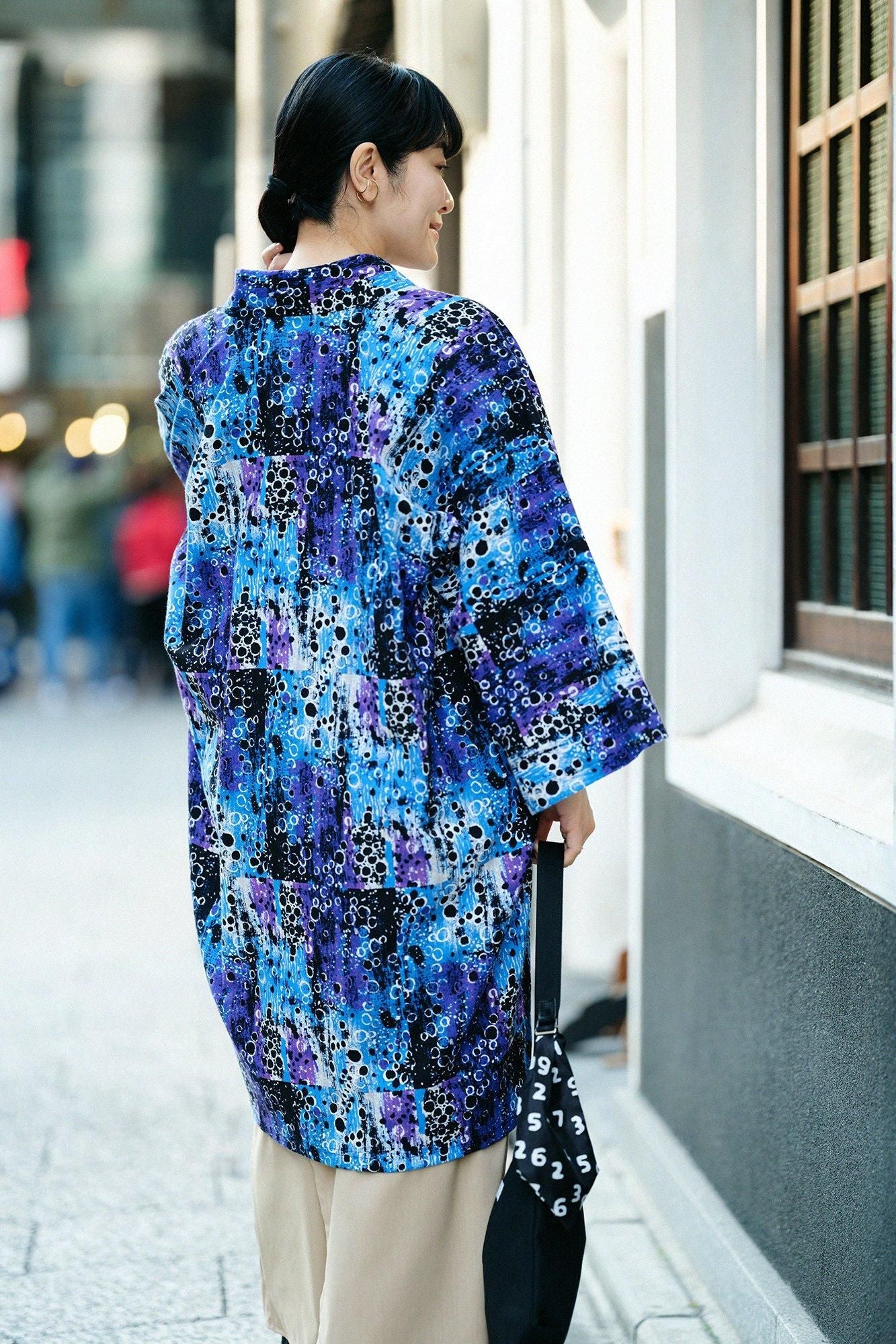 高島縮 20/20 長風靡（ながふうび）／天目（てんもく）