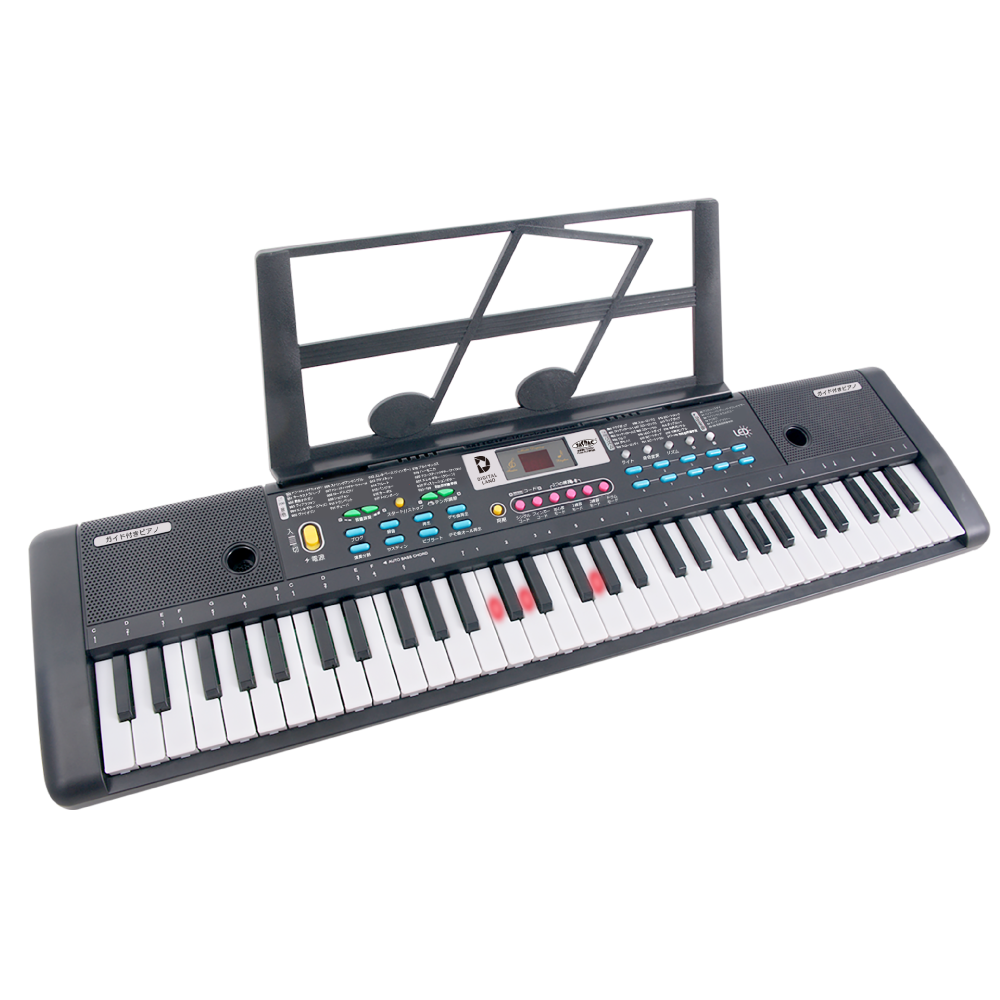 M1953-114-80】光る鍵盤 61鍵電子ピアノ 初心者用 Amazon.co.jp