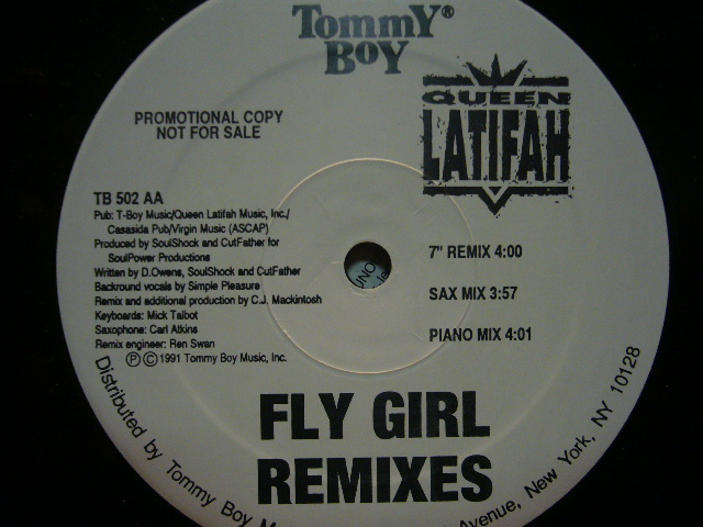 QUEEN LATIFAH / FLY GIRL REMIXES - SOURCE RECORDS (ソースレコード）