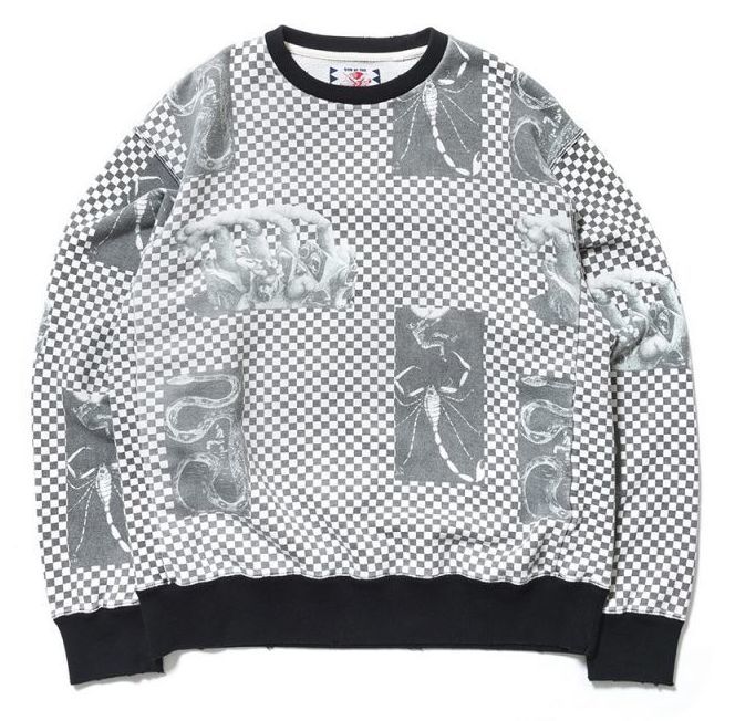 FACE check CREW クルーネックスウェット-サノバチーズ 通販 SON OF