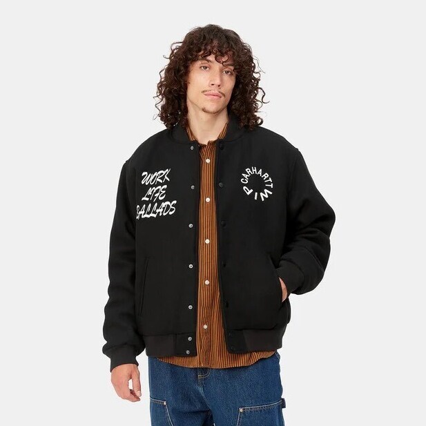 WORK VARSITY BOMBER スタジャン-カーハート ダブルアイピー 通販