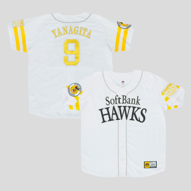 新商品】CHAMPIONロゴ入りユニフォーム、若鷹ガチャ 野球しようぜver