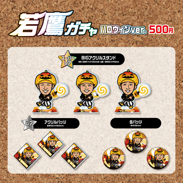 若鷹ガチャ ソフトバンクホークス 中村晃選手 13種類13点セット 若鷹