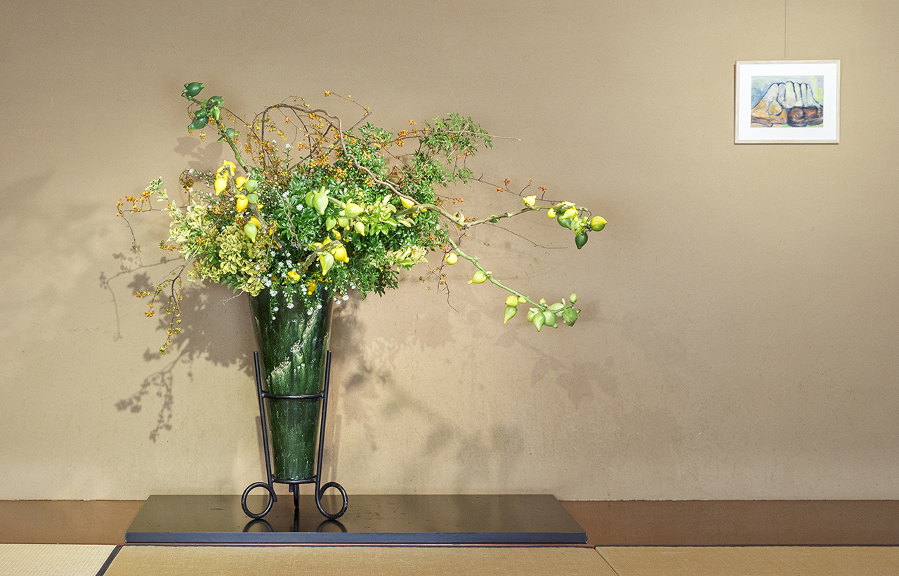 草月会館 今週の日本間 （作家：西山草里） | いけばな草月流