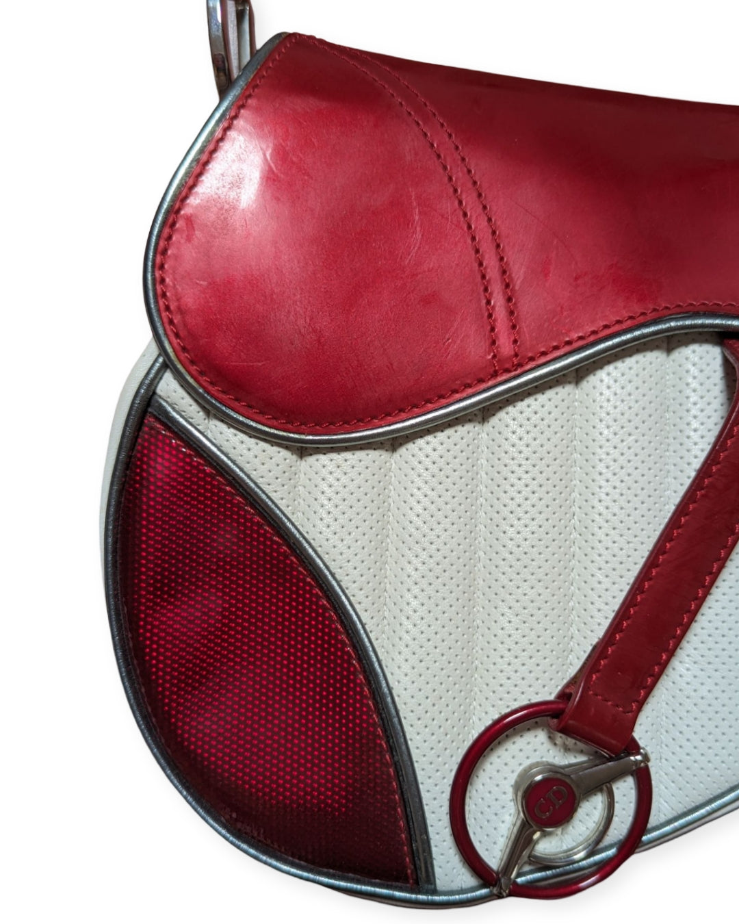 Christian Dior Collection 2001 Cherry and white Cadillac Bag by