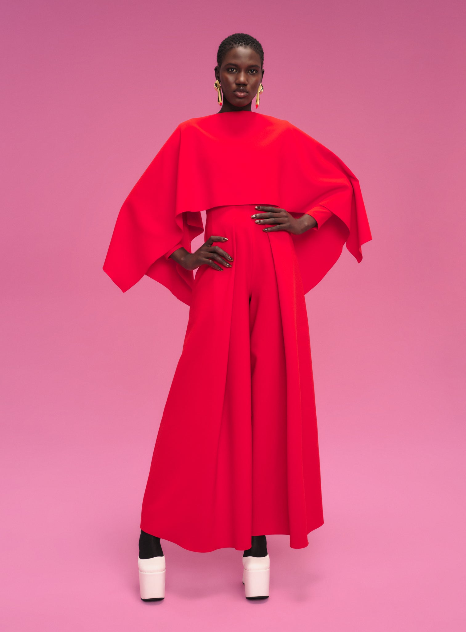 The Lara Jumpsuit in Red – Solace London