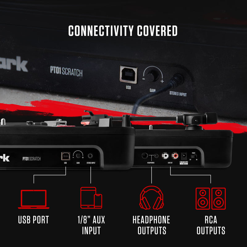 Numark PT01 Scratch - Portable DJ Turntable ***AVAILABLE IN STORE