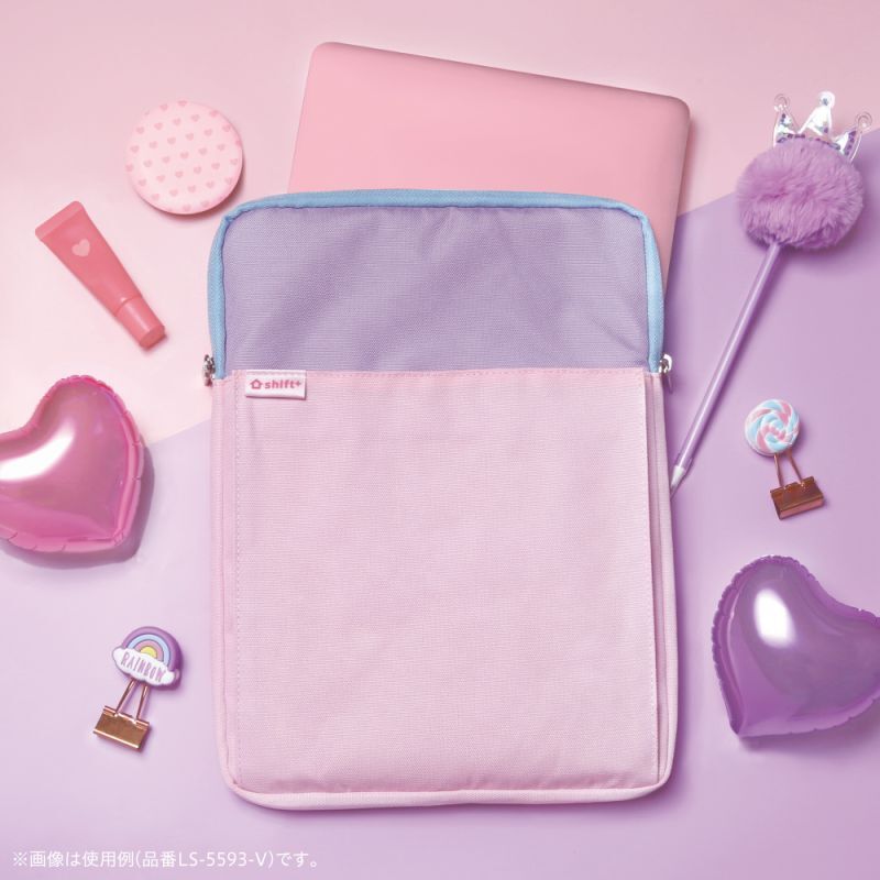 クッション付スクールPCケース Mサイズ シフトプラス キャンディ