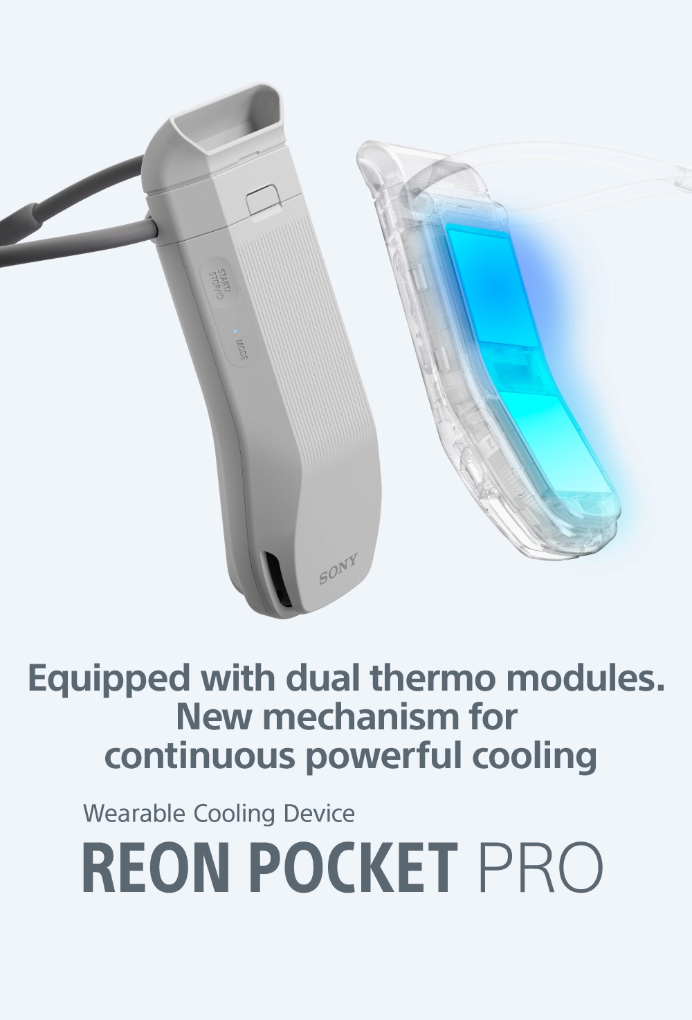 Sony REON Pocket Pro Wearable Smart Thermal Device - Sony Middle