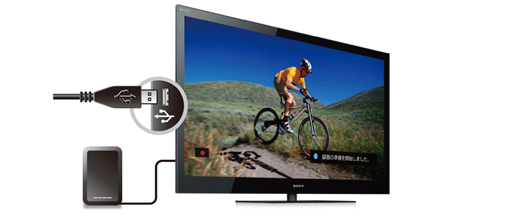 KDL-40EX52H 特長 : 録画 | テレビ ブラビア | ソニー