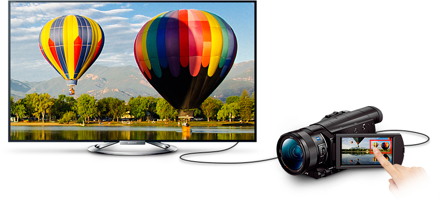 FDR-AX100 特長 : 便利な撮影機能 | デジタルビデオカメラ Handycam