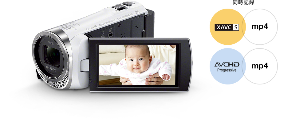 HDR-CX480 特長 : 便利な撮影機能 | デジタルビデオカメラ Handycam