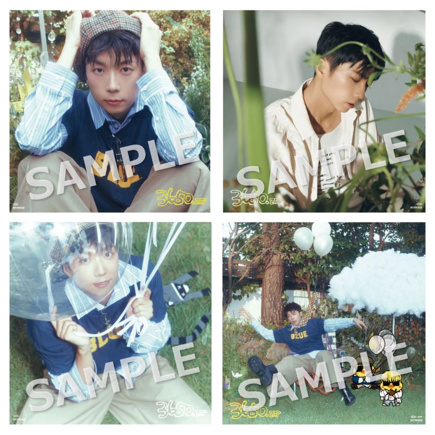 WOOYOUNG (From 2PM) BEST ALBUM『3650.zip』の店頭購入特典絵柄が解禁