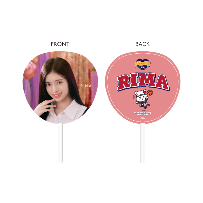 うちわ【RIMA】・NiziU | Sony Music Shop・CD・DVD・ﾌﾞﾙｰﾚｲ・ｱｰﾃｨｽﾄ