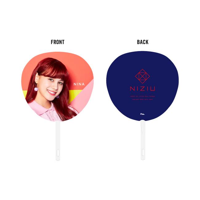 うちわ【NINA】・NiziU | Sony Music Shop・CD・DVD・ﾌﾞﾙｰﾚｲ・ｱｰﾃｨｽﾄ