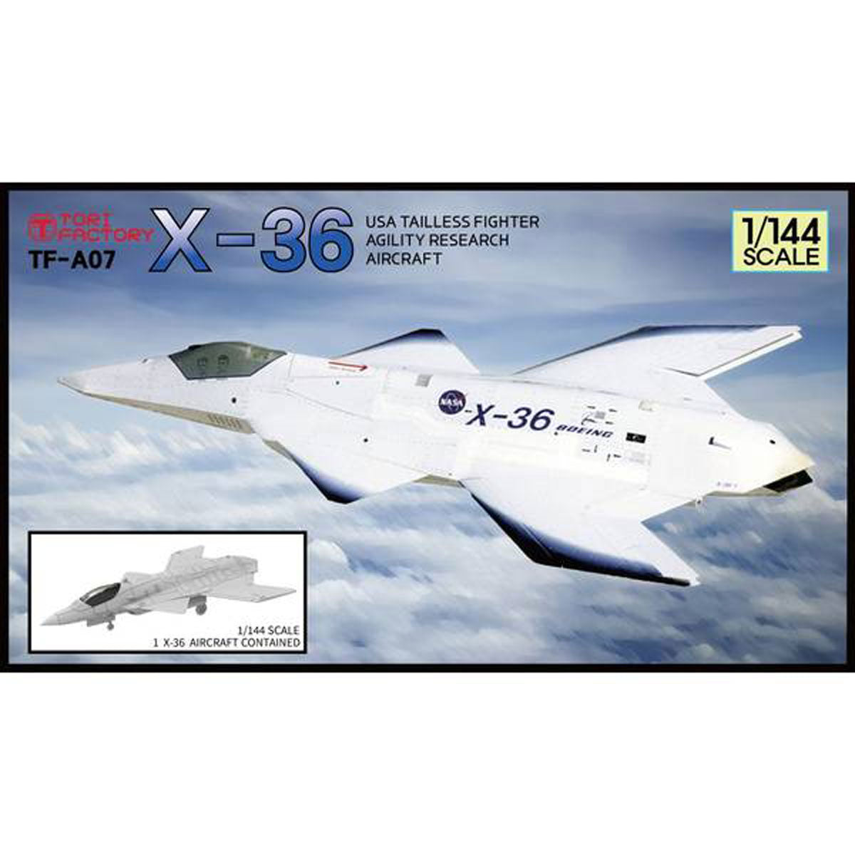 1/144 現用 アメリカ NASA X-36 無人機動研究機 – SOOTANG HOBBY