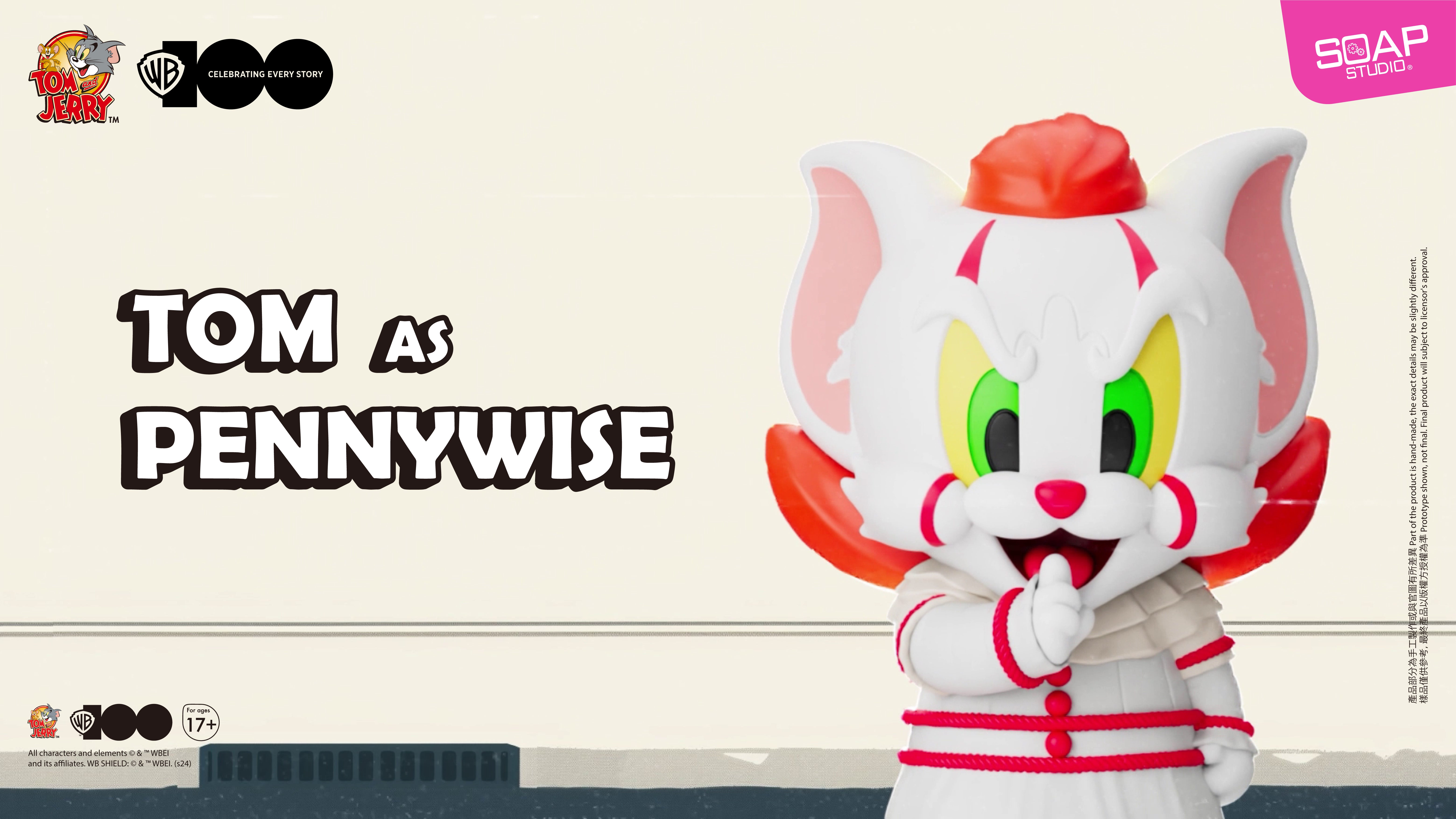 単品販売)ワーナー・ブラザース100周年記念 トムとジェリー コスプレ