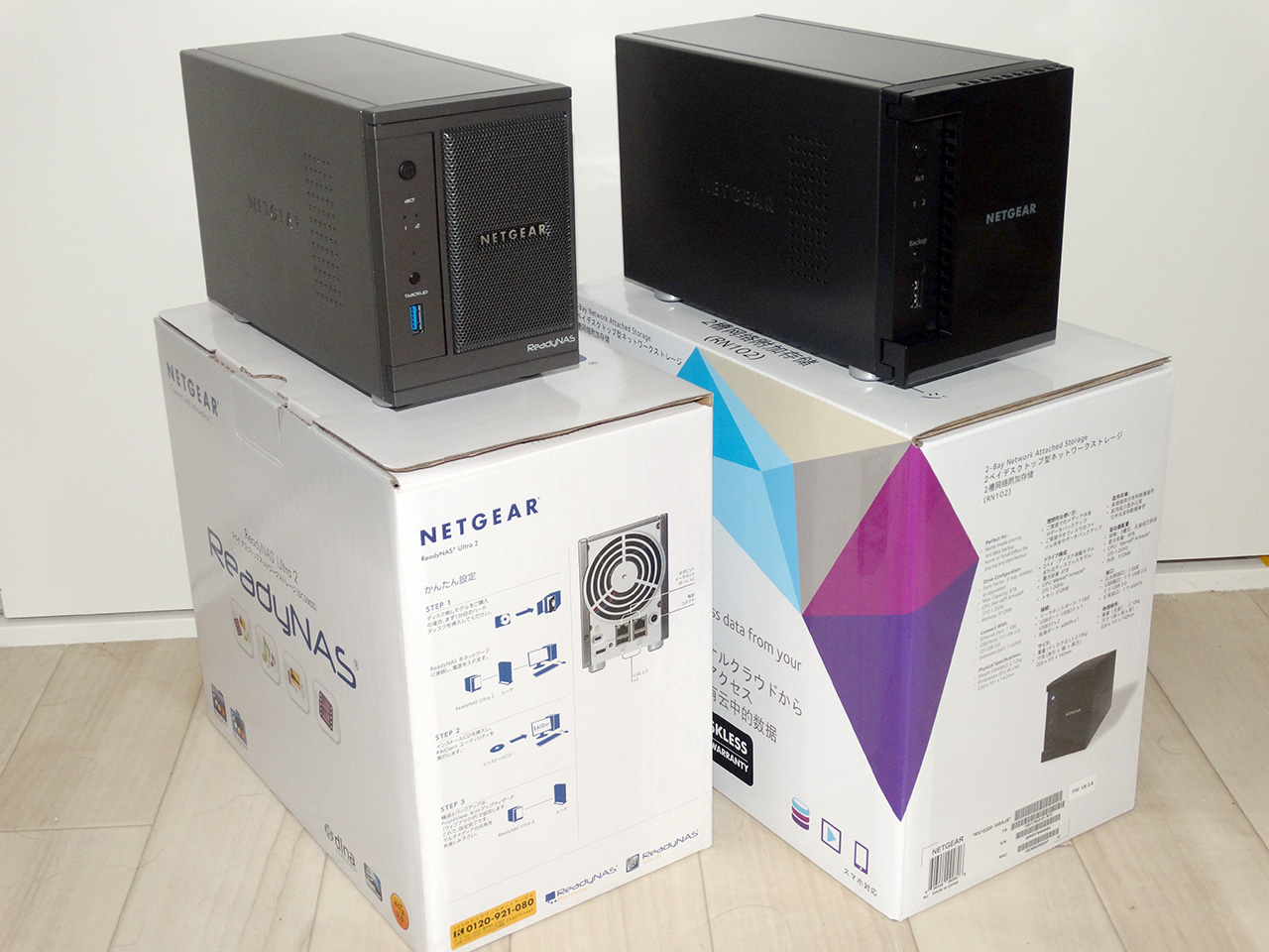 NETGEAR ReadyNAS 102 (RN10200) を購入してみた
