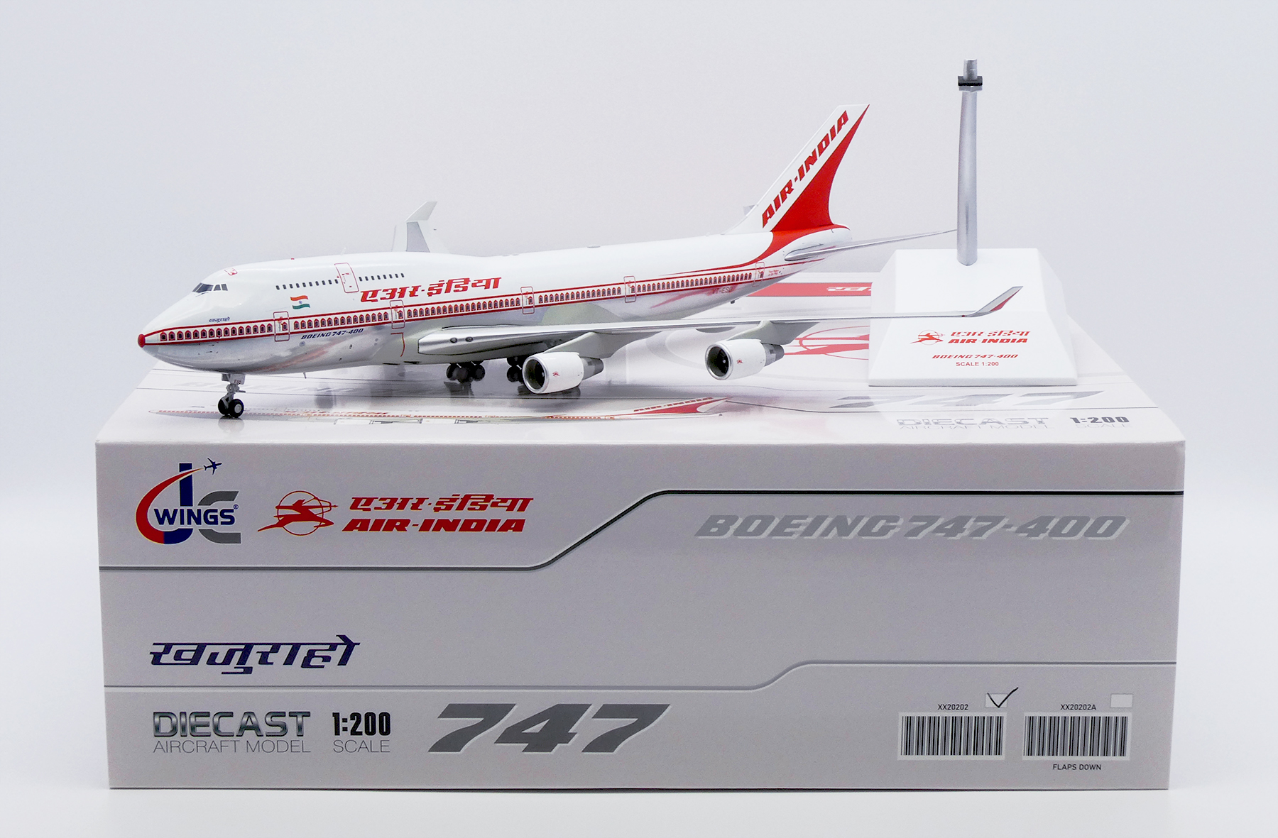 ScaleModelStore.com :: JC Wings 1:200 - XX20202 - Air India Boeing