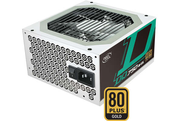 DEEPCOOL DQ Series 750 80+ Gold Full Modular Power Supply WHITE