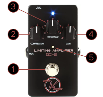 Keeley GC-2 Limiting Amplifier (For Guitar and other instruments